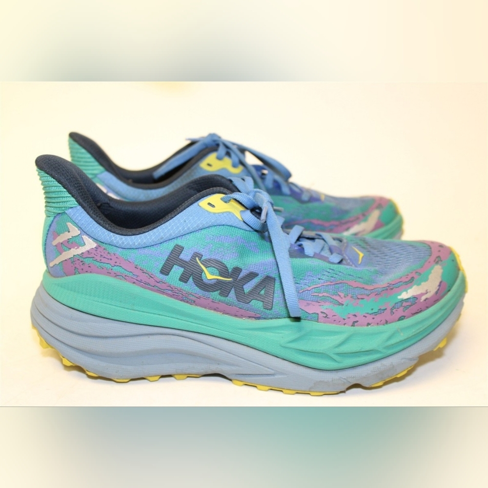 Hoka One Textile Stinson 7 Trail Running Sneakers Women 9.5 B 42 Shoes 1141531